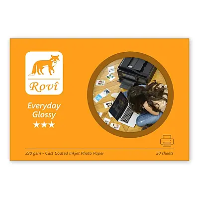 Rovi Everyday Parlak Fotoğraf Kağıdı A4- 230gr. - 50yp