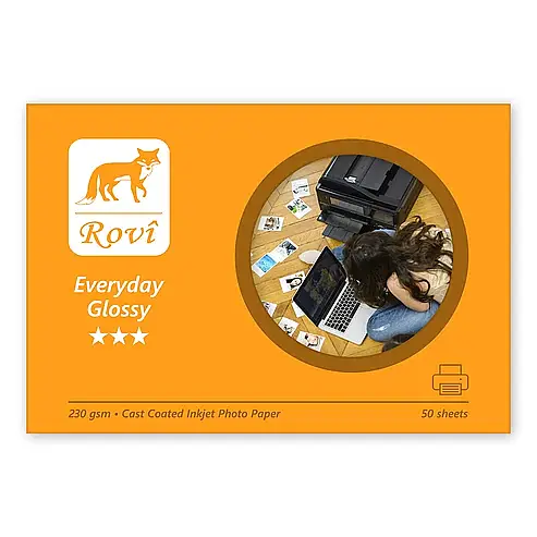 Rovi Everyday Parlak Fotoğraf Kağıdı A4- 230gr. - 50yp - 1